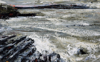 DONAGH CAREY ~ Ripped Tide II - oil on board - 14 x 22 cm - SOLD