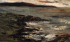 DONAGH CAREY ~ Sunset, Crewe - oil on board - 14 x 22 cm - €245