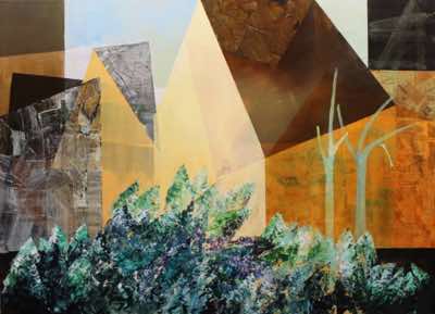 Angela Fewer - Mutually Dependent  - Acrylic on Board - 64 x 83 cms. - € 2000