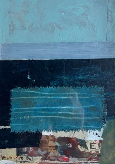 Bernadette Burns - Dark Sea - oil on canvas - 30 x 35 cm - €290