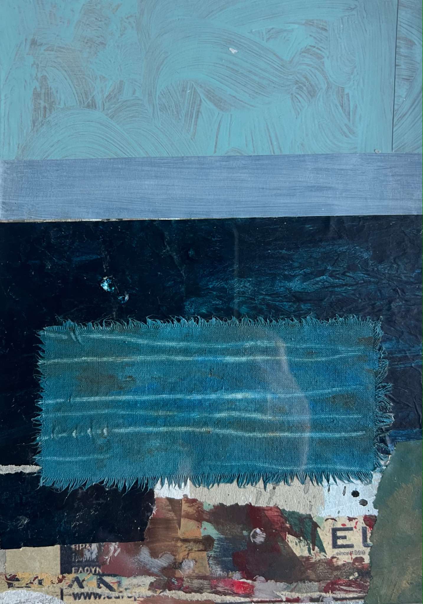 Bernadette Burns - Dark Sea - oil on canvas - 30 x 35 cm - €290
