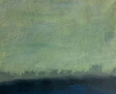 Bernadette Burns - Dusk - oil on canvas - 30 x 25 cm - €390