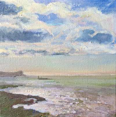 Fiona Power - Northside, Sheeps Head - acrylic on canvas - 17 x 17 cm - €240