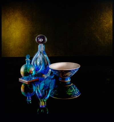 Geoff Greenham - A Study in Blue -Archival Print - limited edition 1of10 -37 x345cm - €300