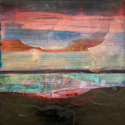 Jacqueline O’Driscoll-A Weather Eye-mixed media on board-61x61cm-€1190