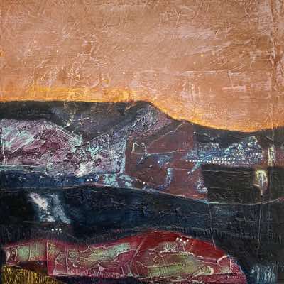 Jacqueline O’Driscoll-Night Visiting-mixed media on board - €490