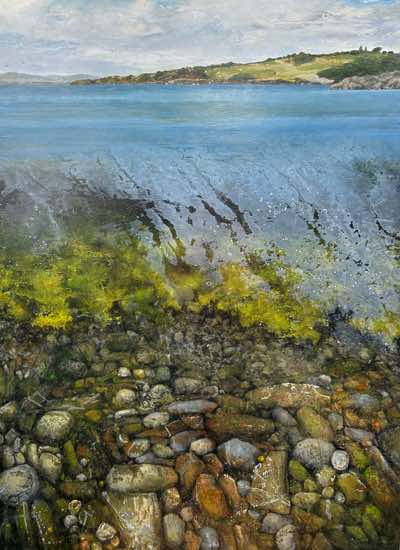 Janet Murran -The perfect balance of things- 125 x 90 cm - acrylic on wood panel - €4600