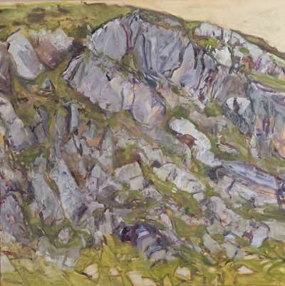 Julia Mitchell - Patterning - Oil on canvas - 60 x 60 cm - €750