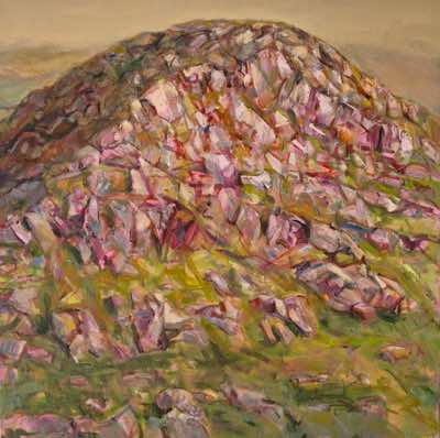 Julia Mitchell - The Quarry - Oil on canvas - 60 x 60 cm - €750