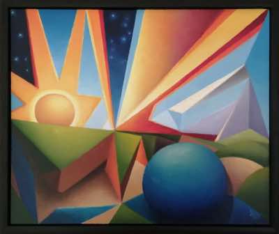 Kym Leahy - DistantShores - Acrylic on Board -30x25cm -€750