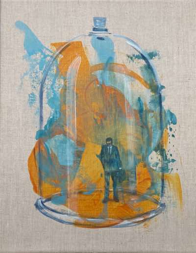 Oonagh Hurley - Safety Measures - giclee print on cotton rag - 40 x 30 cm framed - €280