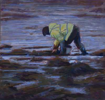 Patricia Bevan - The Harvester - pastel on card -31 x 31 cm - €360