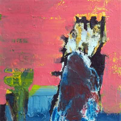 Catherine Weld - Queen of Trees - oil on board - 30 x 30 cm - €500