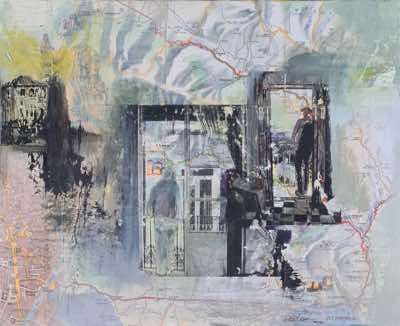 Dick Richards - Balcón de los Sueños 2 - Mixed media on Board - 29 x 35 cm - €255