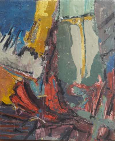 Tom Weld - No one there - oil on wood - 18 x 20 cm - €180