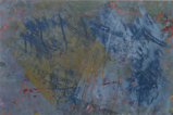 GANA ROBERTS ~ Chaos Map - oil & wax - 34 x 38 cm - €120