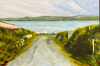 HELEN O'KEEFFE - Long to Colla - oil on canvas - 61 x 92 cm - €1200 - SOLD