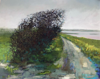 JO ASHBY - Straight on for Tra Eaghab Mor - oil on canvas - 78 x 67 cm - €750