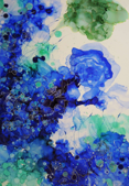 JOANNE NEVILLE - Cauliflower Coral - pen & ink on Yupo paper - 90 x 60 cm - €445