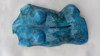 JULIAN SMITH - Raku Blue Bum - ceramic - 45 x 30 cm - €375