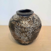 MARCUS O'MAHONY - Vase - salt glazed stoneware crackle slip - 25 x 30 cm - €550