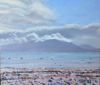 PETER WOLSTENHOLME ~ Looking North from Castlegregory - oil on canvas on board - 30 x 34 cm - €340