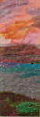 SAM HEALY - Sunset Shore 1 - textile - 37 x 19 cm - tripytch €270 for all 3