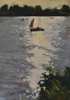 FIONA POWER - Ahakista Evening 1 - acrylic on paper - 39 x 31 cm - €350 - SOLD