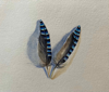 CLAIRE HALLIDAY - Jay Jay - watercolour - 19 x 21 cm - €125 - SOLD