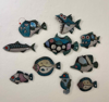 JULIAN SMITH - Raku Fish - various sizes - from €35 - €90