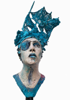 AYELET LALOR - Oyr lady of the Ocean- ceramic - 188 x 40 x 36 cm - €3000