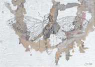 ZAM ROD - Cicada - mixed media on board - 40 x 60 cm - €750