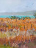 DAMARIS LYSAGHT - Bullrushes, Dunmanus - oil on panel - 25 x 19 cm - €525