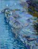 DAMARIS LYSAGHT - Rocky Outcrop - oil on canvas - €550