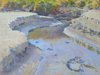 DAMARIS LYSAGHT ~ Stream, Ballyrisolde - oil on canvas on board - 30 x 40 cm - €825