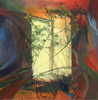 DICK RICHARDS - Memory 11 - mixed media - 20 x 20  cm - €95 - SOLD