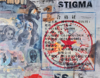 DICK RICHARDS - Stigma - mixed media -35 x 43 cm - €340