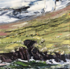 DONAGH CAREY - Balliskelligs Coast - oil on board - 15 x 15 cm - €295 - SOLD