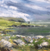 DONAGH CAREY - Castlepoint - oil on board - 14 x 14 cm - €295