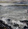 DONAGH CAREY ~ Sea Breeze II - oil on board - 14 x 14 cm - SOLD  