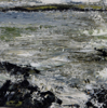 DONAGH CAREY ~ Sea Breeze I - oil on board - 14 x 14 cm - SOLD 