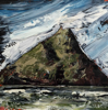 DONAGH CAREY ~ Skellig Michael II - oil on board - 15 x 15 cm - €265