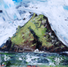 DONAGH CAREY - Calm - Skellig Michael - oil on board - €395