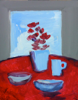 ETAIN HICKEY - Breakfast at Agios - acrylic on board - 19 x 15 cm - €150