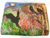 ALISON OSPINA - Greenwood Stool - Spring - handpainted  top by ETAIN HICKEY (detail) - €300