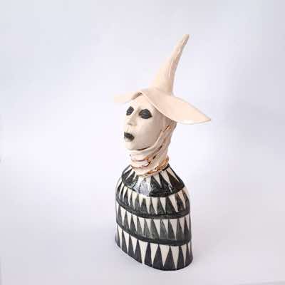 Ayelet Lalor - Ortenzia Caviglia cruised the Adriatic - glazed porcelain with gold - €600