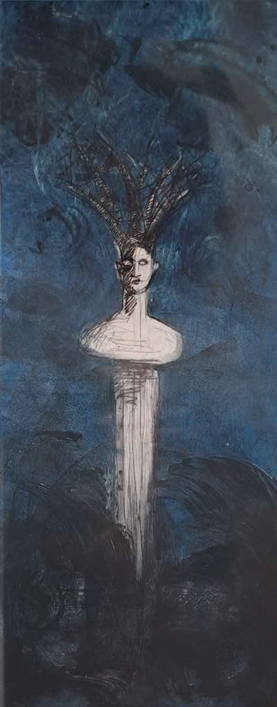 Ayelet Lalor - Gothic- drypoint & carborundum Artists Proof - 46 x 26 cm - €220