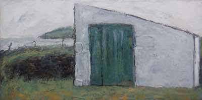 Christine Thery - Cape View from Nell's Shed - oil on canvas - 38 x 66 cm - €1,500