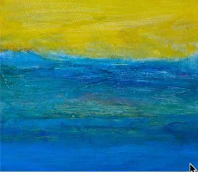 Donna McNamara - Little Bay - oil & acrylic on board - 29 x 34 cm - €580