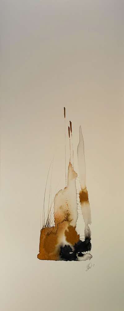 Eilbhe Donovan - Tufts - ink & pencil on paper - 63 x 27 cm - €700